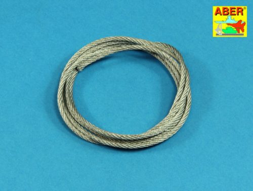 Aber Models Stainless Steel Towing Cables fi 2,5mm, 125 cm long (TCS 25)