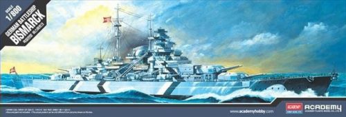 Academy Bismarck Battleship (Motorized) 1:800 (14218)