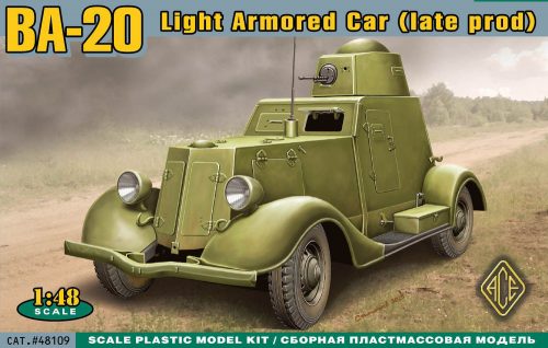 ACE BA-20 light armored car,late prod. 1:48 (ACE48109)