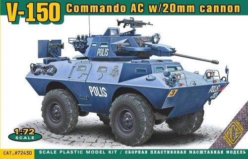 ACE V-150 Commando AC w/20mm cannon 1:72 (ACE72430)