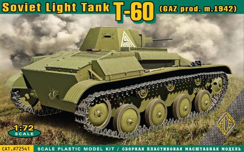 ACE T-60 Soviet light tank(GAZ prod.m.1942) 1:72 (ACE72541)