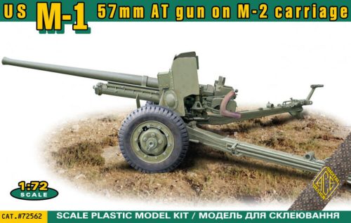 ACE US M-1 57mm AT gun on M-2 carriage 1:72 (ACE72562)