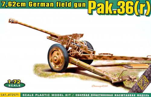 ACE Pak.36(r) German 7.62cm field gun 1:72 (ACE72571)