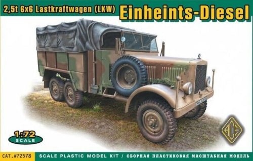 ACE Einheints-Diesel 2.5t 6x6 Lastkraftwagen (LKW) 1:72 (ACE72578)