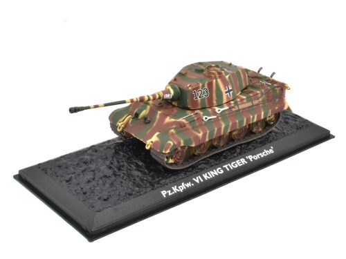 Atlas Edition Pz.Kpfw. VI KING TIGER "Porsche" Assembled Model 1:72