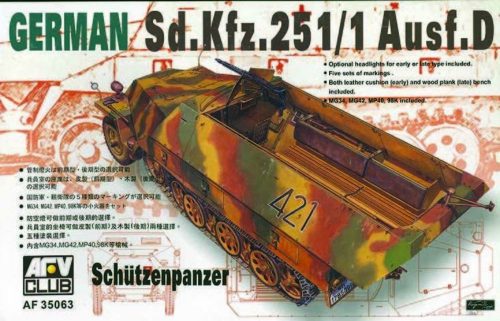 AFV-Club SDKFZ 251 D/1 HALF TRACK 1:35 (35063)