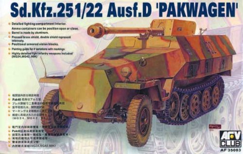 AFV-Club SDKFZ 251/22 AUSF D PAK40 1:35 (35083)