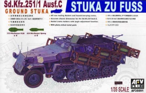 AFV-Club SDKFZ 251/1 AUSF C STUKA ZU FUSS 1:35 (35091)