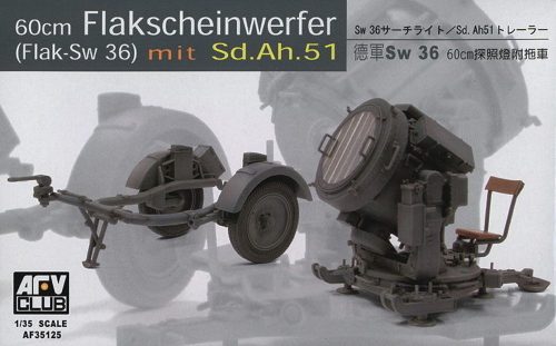 AFV-Club SW-36 / 60 cm SEARCHLIGHT w/SDANH 51 TRAILER 1:35 (35125)