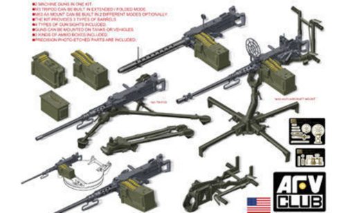 AFV-Club U.S. M2HB .50 Cal Machine Gun Set 1:35 (35246)