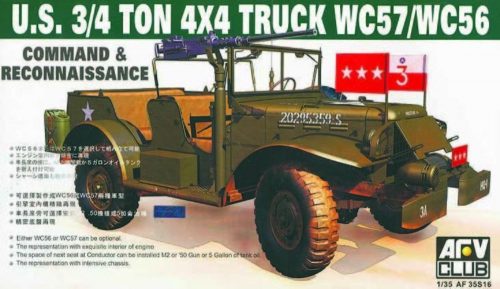 AFV-Club WC-57 4X4 DODGE COMMAND CAR 1:35 (35S16)