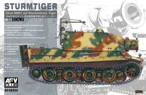 AFV-Club Sturmtiger 38cm RW61 auf Sturmmörser 1:48 (48006)