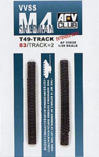 AFV-Club M4 T49 TRACKS (83 LINKS/SOFT RUBBER) 1:35 (AF35028)