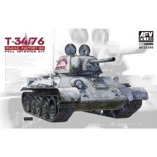 AFV-Club T34/76 Mod. 1942/43 No.183 (Full Interior kit) 1:35 (AF35144)