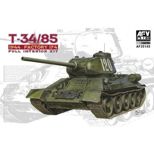 AFV-Club T34/85 Model 174 Factory (Full interior Kit) 1:35 (AF35145)