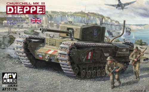 AFV-Club Churchill Mk.3 (Dieppie)Includ. Workable 1:35 (AF35176)