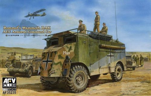 AFV-Club AEC Armoured Commander Car of Rommel-Mam Mammoth (DAK) 1:35 (AF35235)