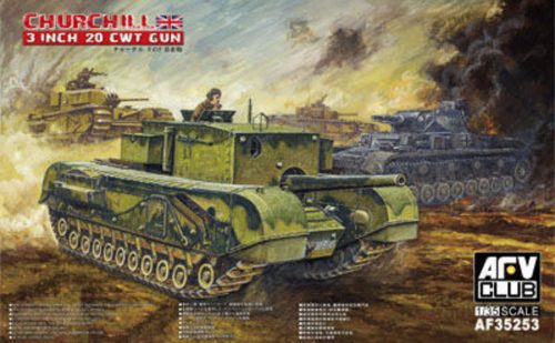 AFV-Club British 3 inch gun Churchill tank 1:35 (AF35253)