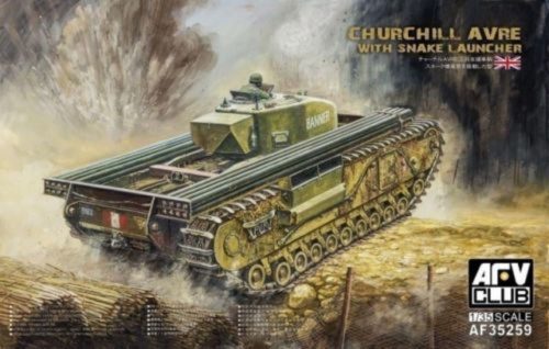 AFV-Club Churchill avre with snake launcher 1:35 (AF35259)