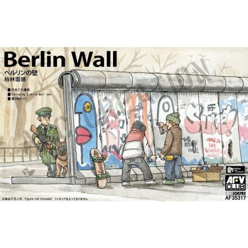 AFV-Club Berlin Wall <3 units wall set> 1:35 (AF35317)