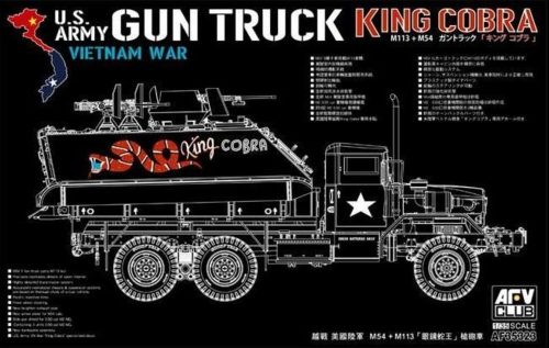 AFV-Club M113+M54A2 GUN TRUCK 1:35 (AF35323)