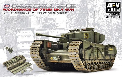 AFV-Club Churchill Mk.3/75mm (limited edition kit 1:35 (AF35S54)