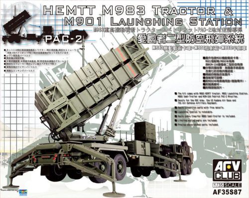 AFV-Club HEMIT M983 Tractor w/Patriot PAC-2 the plastic parts of injection f.Tram 1:35 (AF35S87)