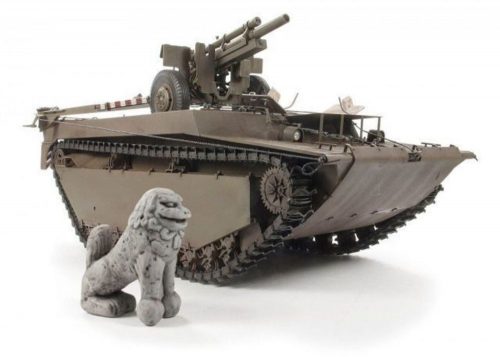 AFV-Club LVT 4 Buffalo Carrying M2A1 105mm Howitz 1:35 (DH96008)