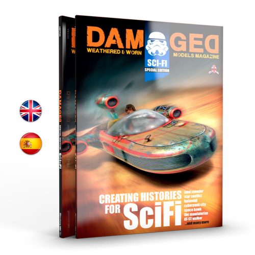 AK Interactive SPECIAL SCIFI DAMAGED Book (English) (ABT732)