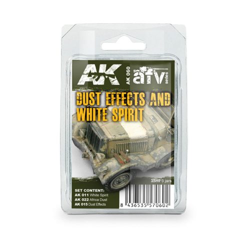 AK Interactive DUST EFFECTS AND WHITE SPIRIT SET (AK060)