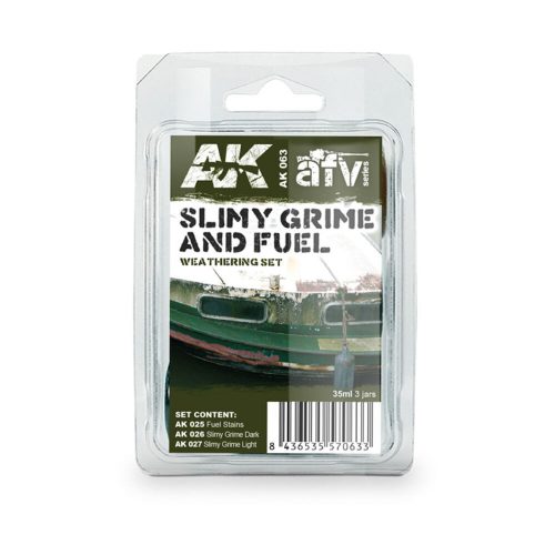 AK Interactive SLIMY GRIME AND FUEL SET (AK063)