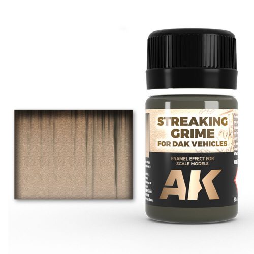 AK Interactive STREAKING GRIME FOR AFRIKA KORPS VEHICLES (AK067)