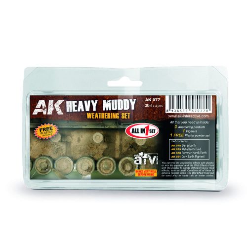 AK Interactive HEAVY MUDDY SET (AK077)