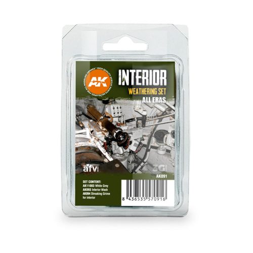 AK Interactive INTERIOR WEATHERING SET (AK091)