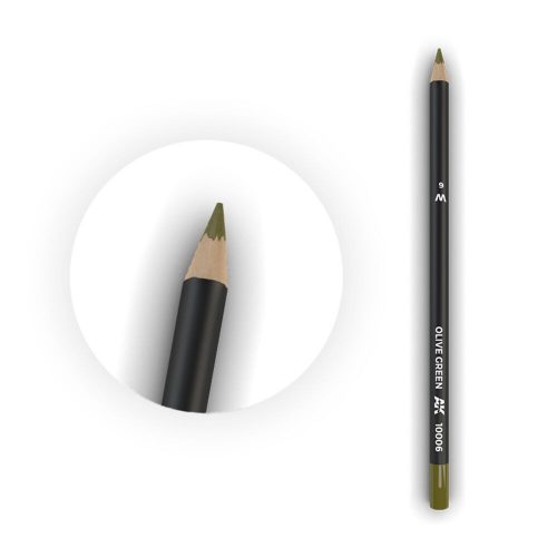 AK Interactive Watercolor Pencil Olive Green (AK10006-5)