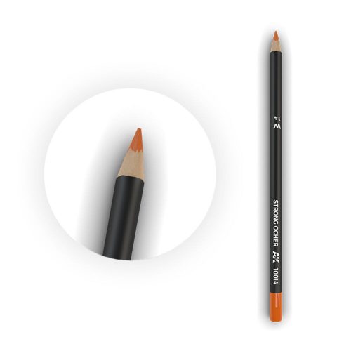 AK Interactive Watercolor Pencil Strong Ocher (AK10014-5)