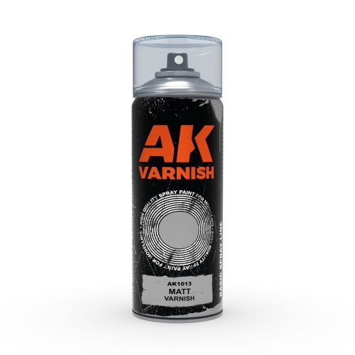 AK Interactive Matt Varnish Spray 400ml (Includes 2 nozzles) (AK1013)