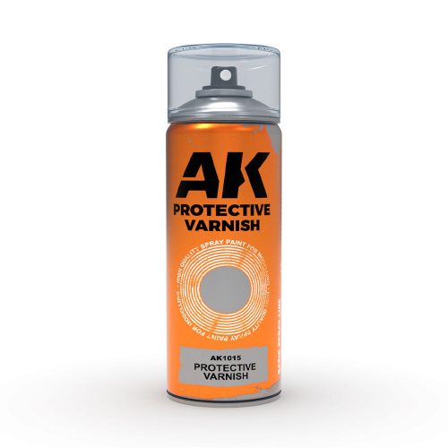 AK Interactive Protective Varnish Spray 400ml (Includes 2 nozzles) (AK1015)