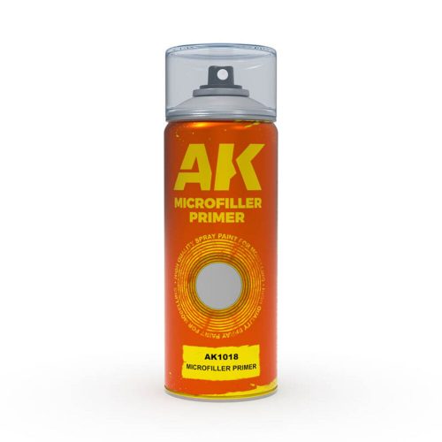 AK Interactive Microfiller Primer Spray 150ml (Includes 2 nozzles) (AK1018)