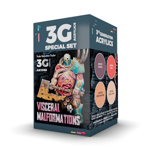 AK Interactive WARGAME COLOR SET VISCERAL MALFORMATIONS (AK1065)