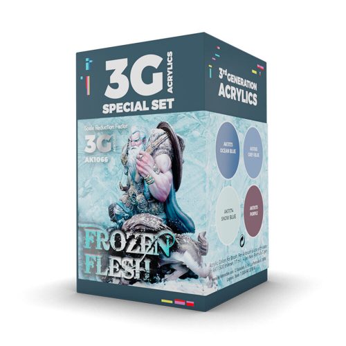 AK Interactive WARGAME COLOR SET FROZEN FLESH (AK1066)