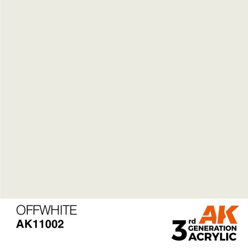 AK Interactive Offwhite Acrylic Paint 17ml (AK11002)