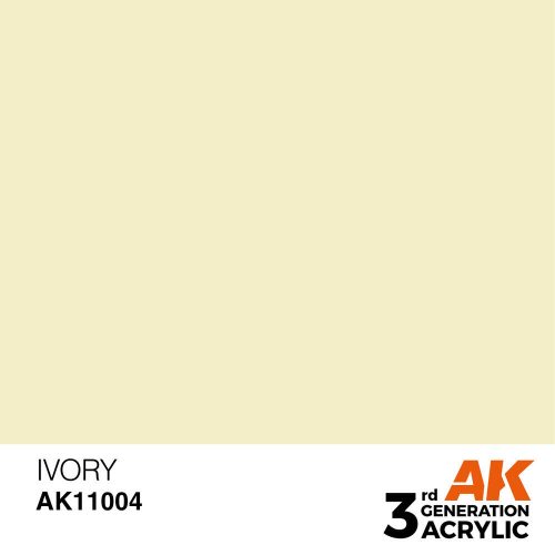 AK Interactive Ivory Acrylic Paint 17ml (AK11004)