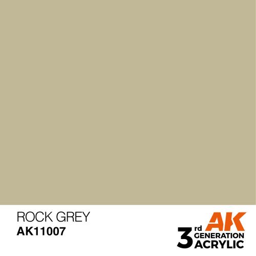 AK Interactive Rock Grey Acrylic Paint 17ml (AK11007)