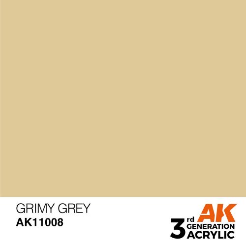 AK Interactive Grimy Grey Acrylic Paint 17ml (AK11008)