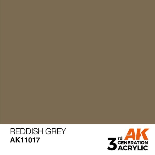 AK Interactive Reddish Grey Acrylic Paint 17ml (AK110Acrylic Paint 17)