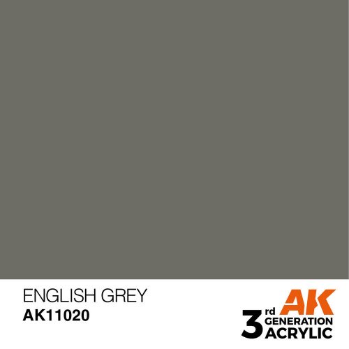 AK Interactive Inglés Grey Acrylic Paint 17ml (AK11020)