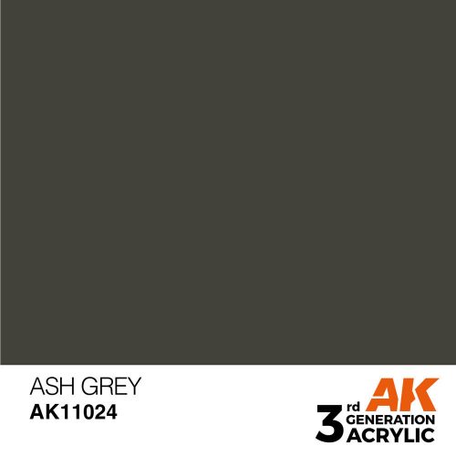 AK Interactive Ash Grey Acrylic Paint 17ml (AK11024)