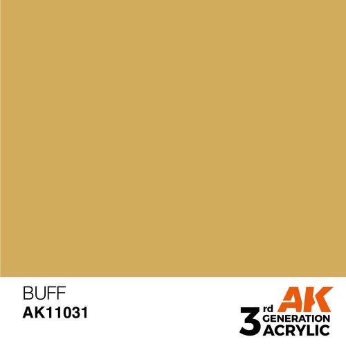 AK Interactive Buff Acrylic Paint 17ml (AK11031)