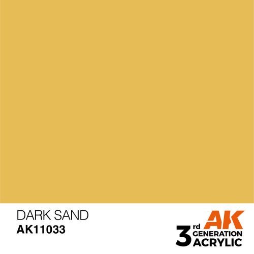 AK Interactive Dark Sand Acrylic Paint 17ml (AK11033)